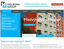 Tablet Screenshot of holborn.cz